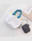 Luksusowa moda INS portmonetka do przechowywania e-portfel słuchawki etui na słuchawki do Apple Airpods akcesoria śliczne pokryw