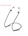 1 PC dla AirPods silikonowe Anti-lost pasek na szyję bezprzewodowe słuchawki ciąg liny kabel słuchawkowy akcesoria do słuchawek