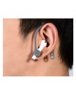Dla Apple AirPods futerał silikonowy bezprzewodowe słuchawki AirPods akcesoria ochronne ochraniacze na uszy, sportowe Anti-lost 