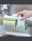 Basupply 1 Pc gąbka stojak do przechowywania mydła uchwyt z przyssawką składany odpływ zlewu kuchennego organizator półka łazien