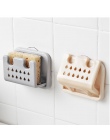 Basupply 1 Pc gąbka stojak do przechowywania mydła uchwyt z przyssawką składany odpływ zlewu kuchennego organizator półka łazien