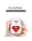 Cute Cartoon bezprzewodowy Bluetooth przezroczyste etui na słuchawki do Apple AirPods Slim cienki twardy PC etui na słuchawki po