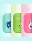 Hot Super Cute Cartoon Stitch Minnie miękkiego silikonu Bluetooth bezprzewodowy etui na słuchawki do Apple AirPods Marvel kotek 