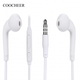 2019 elegancki biały 3.5 MM w ucho douszne słuchawki dynamiczne basowy zestaw słuchawkowy HIFI przewodowe słuchawki z mikrofonem