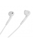 2019 elegancki biały 3.5 MM w ucho douszne słuchawki dynamiczne basowy zestaw słuchawkowy HIFI przewodowe słuchawki z mikrofonem
