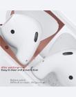 Metalowy pył straży naklejki dla Apple AirPods skrzynki pokrywa odporne na kurz naklejka ochronna skóry Protector dla powietrze 