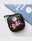 Cartoon Mini Zipper ciężkie słuchawki Holder Case przenośne etui na słuchawki pokrowiec torebka na słuchawki ochronne organizer 
