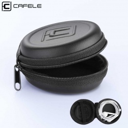 CAFELE Mini torba etui na słuchawki słuchawki douszne przenośny twardy pudełko do przechowywania organizator dla Airpods USB kab