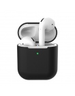 TPU miękki futerał silikonowy do Apple Airpods 2 akcesoria Protector pokrywa, Ultra cienkie, odporne na wstrząsy słuchawki stoja