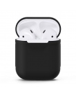 Antirr miękki futerał silikonowy do Apple Airpods, odporna na wstrząsy pokrywa dla Apple AirPods przypadki słuchawek Ultra cienk