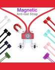 Słuchawki magnetyczne pasek dla Airpods TWS Anti Lost pasek magnetyczny ciąg liny do słuchawek Bluetooth kabel silikonowy