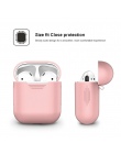 1 sztuk silikonowe TPU Bluetooth bezprzewodowy etui na słuchawki pokrywa ochronna skóry akcesoria dla Apple Airpods okno ładowan