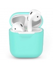 1 sztuk silikonowe TPU Bluetooth bezprzewodowy etui na słuchawki pokrywa ochronna skóry akcesoria dla Apple Airpods okno ładowan