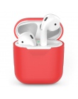 1 sztuk silikonowe TPU Bluetooth bezprzewodowy etui na słuchawki pokrywa ochronna skóry akcesoria dla Apple Airpods okno ładowan