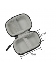 IKSNAIL nowy przenośny słuchawki chronić przechowywanie twardy futerał pokrowiec podwójna warstwa buforowa ładowania słuchawek P