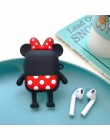 VOZRO Cartoon bezprzewodowy Bluetooth etui na słuchawki do Apple AirPods silikon ładowania słuchawki przypadki dla Airpods2Prote