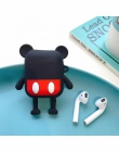 VOZRO Cartoon bezprzewodowy Bluetooth etui na słuchawki do Apple AirPods silikon ładowania słuchawki przypadki dla Airpods2Prote