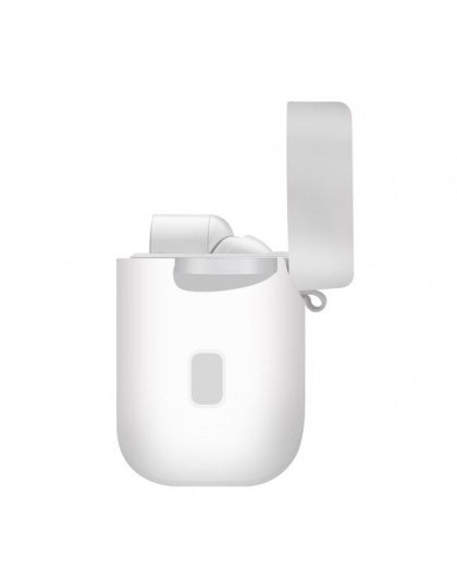 Silikonowe słuchawki przypadku z karabińczykiem dla Xiaomi Airdots Pro bezprzewodowy zestaw słuchawkowy Bluetooth ochrony Case o