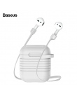 Baseus silikonowe etui do Apple Airpods Airpod i10 i13 luksusowe ładowania pokrywa akcesoria dla powietrze Pod Coque Fundas z pa