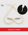 TRN MMCX/2Pin złącze 3.5/2.5 mmBalanced 8 rdzeń miedzi srebrny mieszane kabel do TFZ TRN V80/ IM1 ES4 AS10 ZS10 BA10 NICEHCK M6/