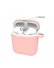 TPU miękki futerał silikonowy do Airpods akcesoria Protector pokrywa przezroczysty Ultra cienka obudowa odporna na wstrząsy pokr