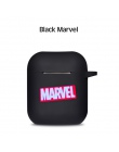 Marvel bezprzewodowa Bluetooth etui na słuchawki do Apple AirPods ładowania słuchawki ochrony etui na okno ładowania akcesoria