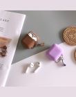 Śliczne mleko herbata dla AirPods futerał ochronny silikonowy miękka skorupa dla bezprzewodowy zestaw słuchawkowy bluetooth zest