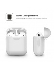 Poduszki powietrzne silikonowe Bluetooth bezprzewodowy etui na słuchawki dla AirPods pokrywa ochronna skóry akcesoria dla Apple 