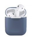 Poduszki powietrzne silikonowe Bluetooth bezprzewodowy etui na słuchawki dla AirPods pokrywa ochronna skóry akcesoria dla Apple 