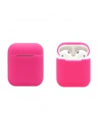 VOBERRY silikonowe do przenoszenia etui na słuchawki do Apple Airpods skóry pokrowiec etui Box Protector bezprzewodowe słuchawki