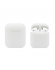 VOBERRY silikonowe do przenoszenia etui na słuchawki do Apple Airpods skóry pokrowiec etui Box Protector bezprzewodowe słuchawki