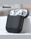 Baseus etui na słuchawki dla AirPods kolorowe pokrywa silikonowa dla AirPods 2 1 bezprzewodowa Bluetooth etui na słuchawki dla A