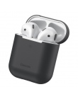 Baseus etui na słuchawki dla AirPods kolorowe pokrywa silikonowa dla AirPods 2 1 bezprzewodowa Bluetooth etui na słuchawki dla A