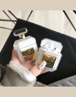 Butelka perfum skrzynka dla Airpods 1 2 słuchawki pokrywa ochronna bezprzewodowa Bluetooth etui na słuchawki ładowania Box Case 