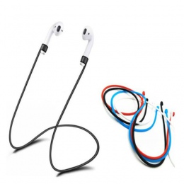 Anti-Lost silikonowe słuchawki liny uchwyt kabel do Apple iphone X 8 7 AirPods bezprzewodowy zestaw słuchawkowy Bluetooth pasek 