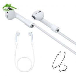 Słuchawki słuchawki pasek dla Apple Airpods Anti Lost pasek pętli ciąg liny kabel silikonowy do słuchawek mini zestaw słuchawkow