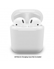 Rovtop miękki futerał silikonowy pojemniki dla Apple Airpods cukierki kolor słuchawki, odporna na wstrząsy osłona pyłoszczelna P