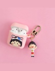 Cute Cartoon dekoracyjne silikonowe etui do Apple Airpods akcesoria do pokrywa ochronna Bluetooth etui na słuchawki Box klucz pi