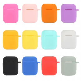 Silikonowe do przenoszenia etui na słuchawki do Apple Airpods Air Pods skóry pokrowiec etui Box Protector bezprzewodowy słuchawk