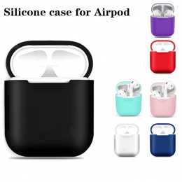 TPU krzemu bezprzewodowa słuchawka Bluetooth przypadki dla AirPods pokrywa Coque obudowa do kapsułek Apple Air słuchawki Shell a