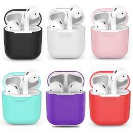 TPU silikonowe słuchawki etui do AirPods pokrywa ochronna akcesoria słuchawki bezprzewodowe z bluetooth pudełko do kapsułek Appl