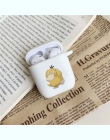 Moda Cartoon etui do Apple Airpods akcesoria słuchawki Bluetooth pokrywa dla Airpods futerał ochronny słuchawki twarde etui