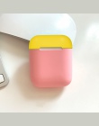 Ultra cienka torba Bluetooth bezprzewodowy etui na słuchawki do Apple AirPods TPU silikon ładowania słuchawki przypadki dla Airp