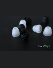 6 sztuk/3 pairs 4.5mm dwie warstwy silikonowe douszne słuchawki obejmuje czapki wymiana Earbud Bud wkładki douszne zatyczki do u