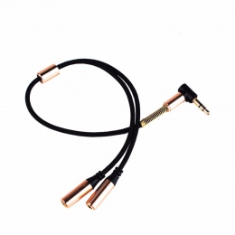 Wtyczka jack 3.5mm Y Splitter Audio Stereo rozszerzenia słuchawki słuchawki kabel przedłużający #242733
