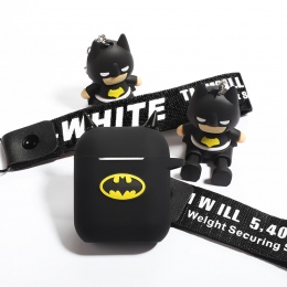 Luksusowe Marvel cartoon Batman słuchawki zestaw słuchawkowy akcesoria silikonowe etui do Airpods ochronna bezprzewodowa zestaw 