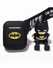 Luksusowe Marvel cartoon Batman słuchawki zestaw słuchawkowy akcesoria silikonowe etui do Airpods ochronna bezprzewodowa zestaw 