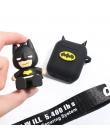 Luksusowe Marvel cartoon Batman słuchawki zestaw słuchawkowy akcesoria silikonowe etui do Airpods ochronna bezprzewodowa zestaw 