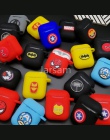 Hot Cartoon bezprzewodowy Bluetooth etui na słuchawki do Apple AirPods silikon ładowania słuchawki przypadki dla Airpods 2 pokry