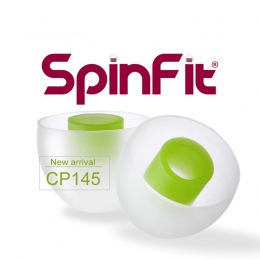 SpinFit CP145 douszne słuchawki opatentowany 360 stopni swobodny obrót końcówki douszne silikonowy Eartip 4.5mm średnica dyszy C